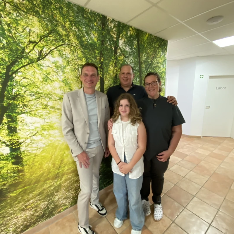 Bürgermeister mit Familie Schley