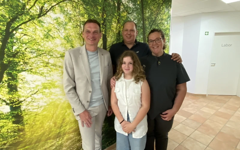 B&uuml;rgermeister mit Familie Schley